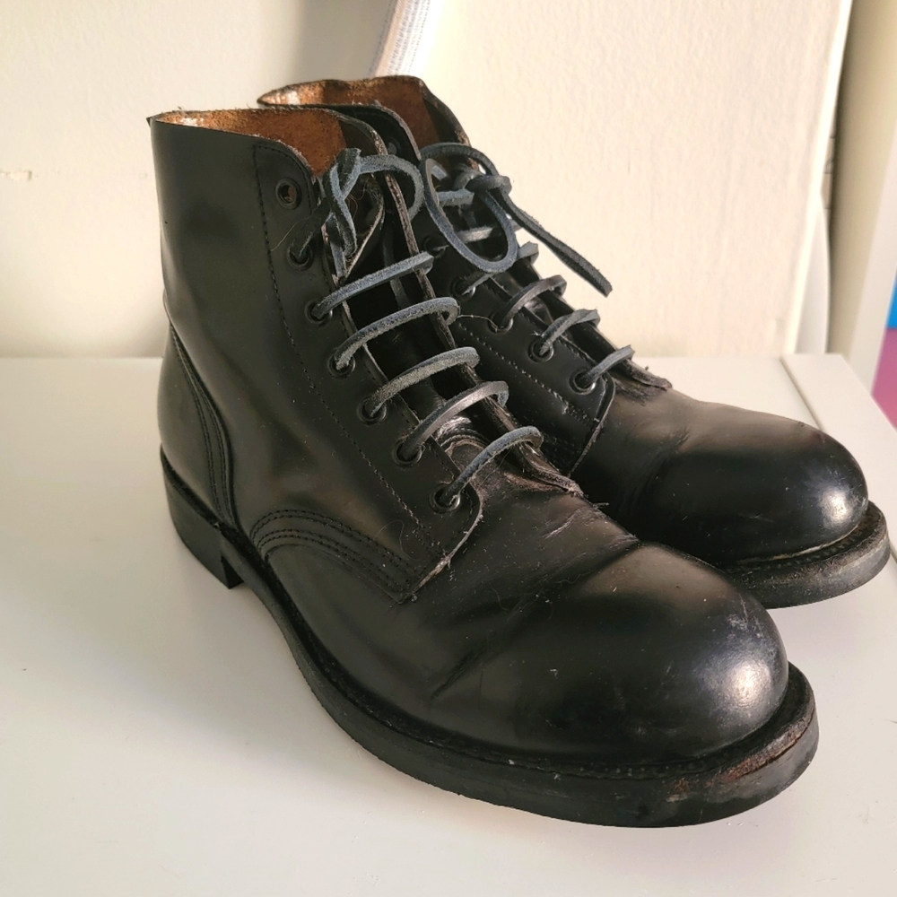 Vintage Biltrite Steel Toe Made in Canada Military Boots 2000